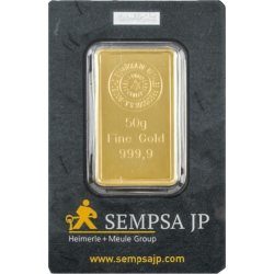 Lingotin OR 50 gr - Global Cash, le spécialiste de l'Or à Lyon