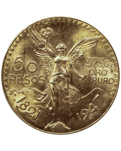Pièce d'Or 50 Pesos - Global Cash, le spécialiste de l'Or à Lyon