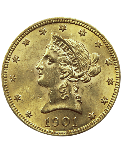 10 Dollars "Eagle" Gold Coin - Global Cash, the gold specialist in Lyon