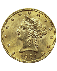 10 Dollars "Eagle" Gold Coin - Global Cash, the gold specialist in Lyon