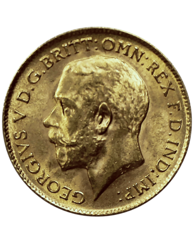 1/2 Souverain Gold Coin - Global Cash, the gold specialist in Lyon