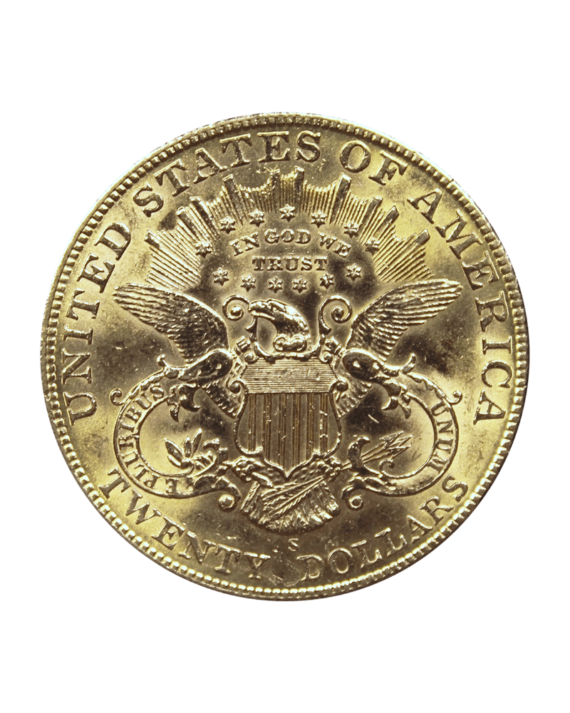 Gold coin 20 Dollars "Double Eagle" - Global Cash, the Gold specialist in Lyon