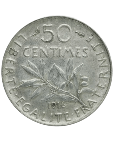 Pièces d'Argent 50 Cts Semeuse (1897-1921) - Global Cash Lyon