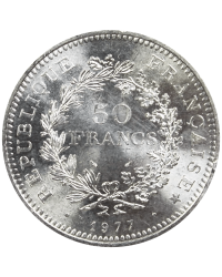 Pièces d'Argent 50 Francs Hercule (1974-1980) - Global Cash Lyon