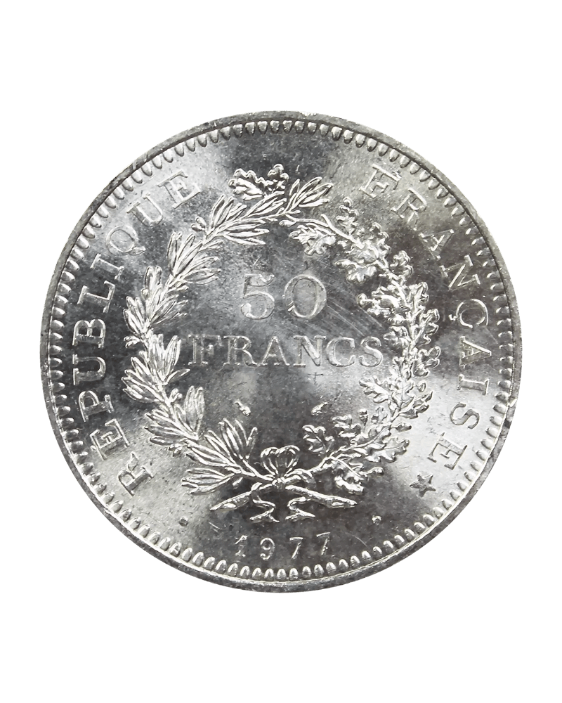 Pièces d'Argent 50 Francs Hercule (1974-1980) - Global Cash Lyon