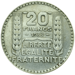 Pièces d'Argent 20 Francs Turin (1929-1939) - Global Cash Lyon