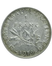 Pièces d'Argent 1 Franc Semeuse (1898-1920) - Global Cash Lyon