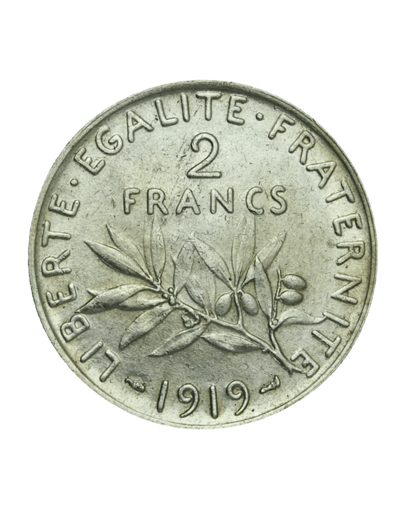 Pièces d'Argent 2 Francs Semeuse (1898-1920) - Global Cash Lyon