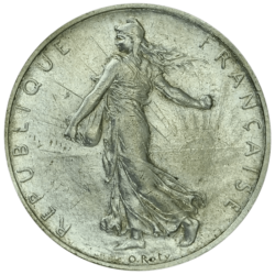 Silver Coins 2 Francs Semeuse (1898-1920) - Global Cash Lyon