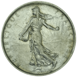 Silver Coins 5 Francs Semeuse (1959-1969) - Global Cash Lyon