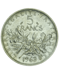 Pièces d'Argent 5 Francs Semeuse (1959-1969) - Global Cash Lyon