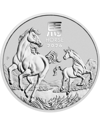 Pièces d'Argent Lunar Horse 1 once - Global Cash Lyon