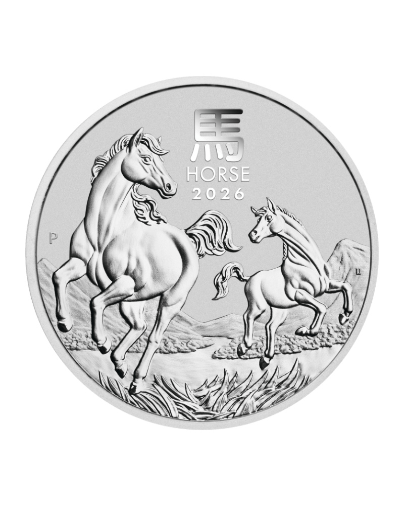 Pièces d'Argent Lunar Horse 1 once - Global Cash Lyon